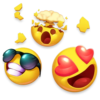 Laimintys emoji – Bubbles