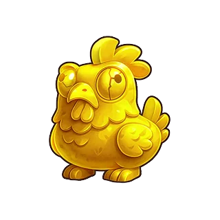 Auksinė statula – Chicken Road Gold