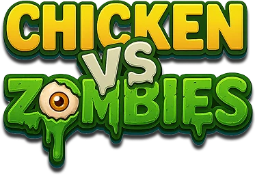 Chicken vs Zombies logotipas