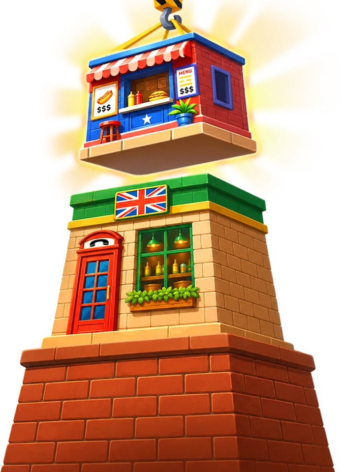 Užbaigtas bokštas – MegaBlock Empire
