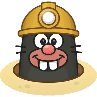 Kurmis su geltonu šalmu – Topo Mole