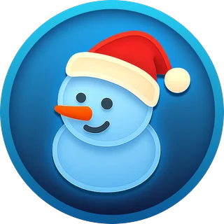 Sniego senis (mėlynas žiedas) – Twist X-mas